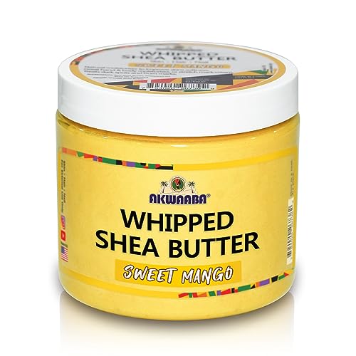 AKWAABA Whipped Shea Butter (Sweet Mango) | 12 oz | Nourishing, Moisturizing & Hydrating | For All Skin Types - Image 3