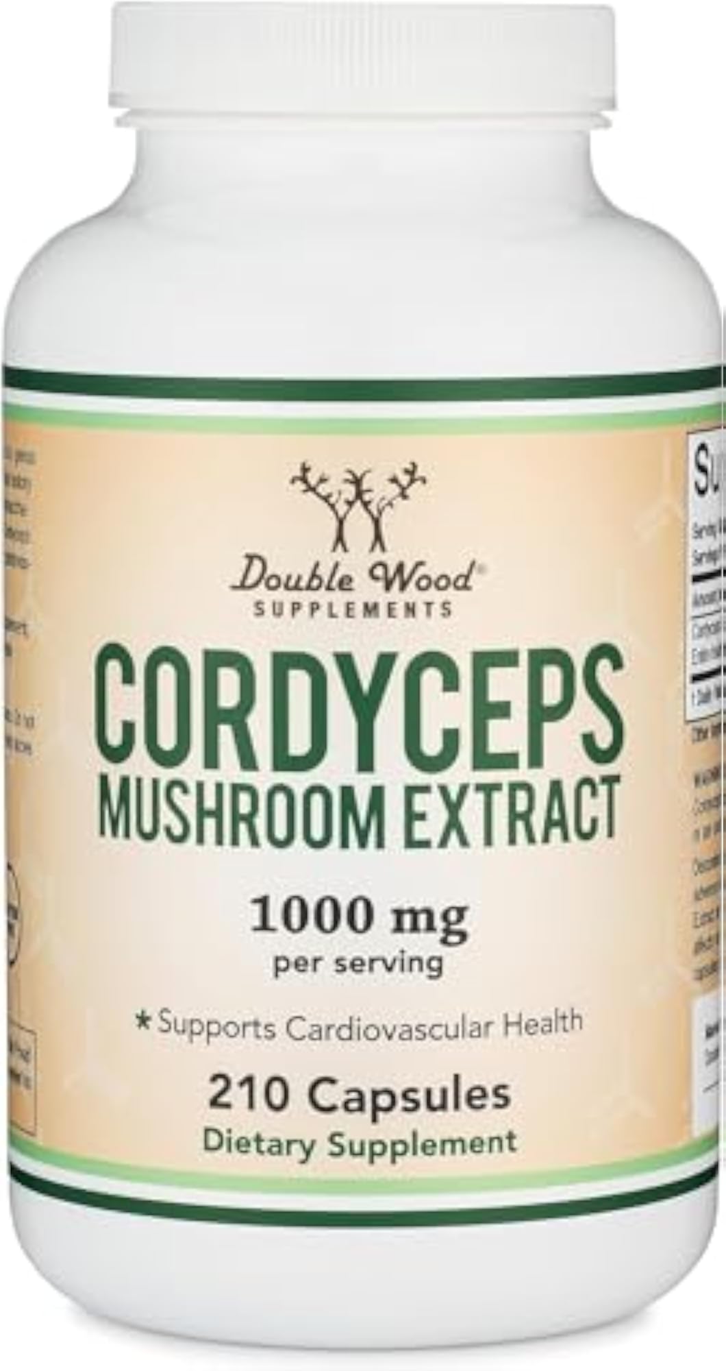 Cordyceps Capsules (Cordyceps Sinensis Mushroom Extract) 210 Count