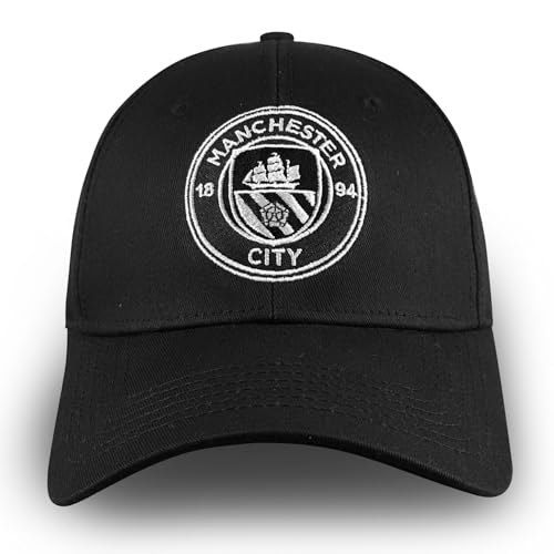 1863FC Manchester City FC Mono Badge Gorra Negra miniatura 2