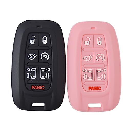 Coque silicone clé Chrysler Pacifica en caoutchouc premium offrant une protection haute finition
