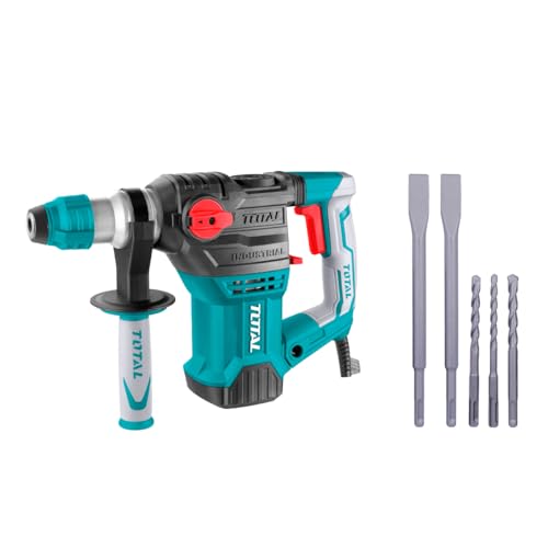 Sistema SDS Plus MARTELLO PERFORATORE DEMOLITORE SDS PLUS 4 IN 1 CON ACCESSORI 1500W