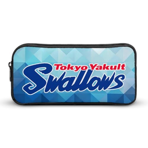 東京ヤクルトスワローズ文具ケース ペンケース 収納グッズ 筆箱 ペンバッグ 筆入れ 多機能 学用品収納 大容量軽量 伸縮性が良く、繰り返し使用可能 傷防止 防汚 掃除が簡単 いろいろな文房具を収納 オフィス小物 コスメバッグとして 男女兼用 携帯便利