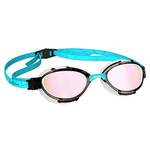 MAD WAVE Triathlon Rainbow Occhialini da Nuoto Specchiati - Azzurro