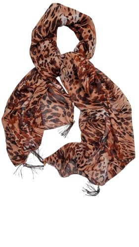 Generic Women's Scarves Lady Light Soft Fashion Solid Scarf Wrap Shawl for All Season (Brown)