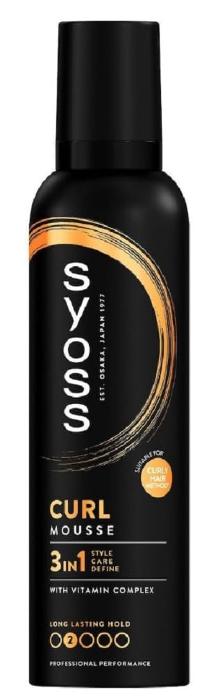 Syoss Curl Control styling mousse for natural hold 250ml