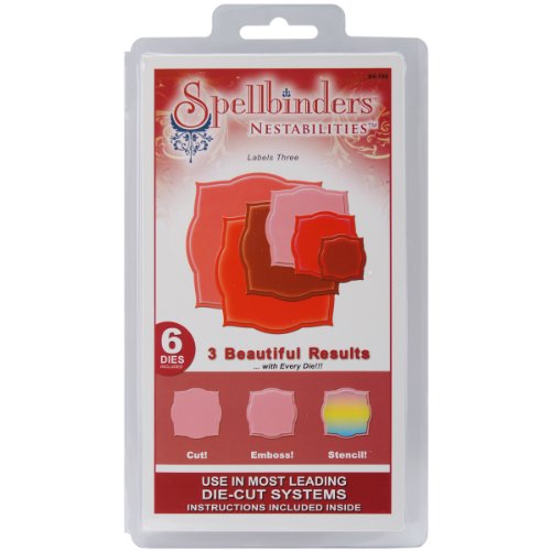 Spellbinders Nestabilities Dies, Labels 3