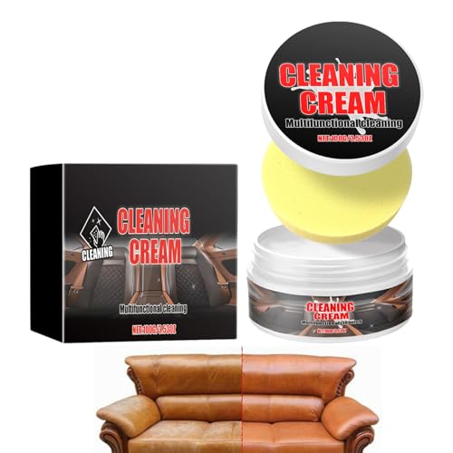 Crema para Cuero y Piel | Pasta Protectora de Detallado Interior Automotriz | Pasta de Limpieza y Cuidado para Cuero | para Asientos de Coche, Zapatos, Botas, Bolsos, Monedero, Silla de Montar, Sofá
