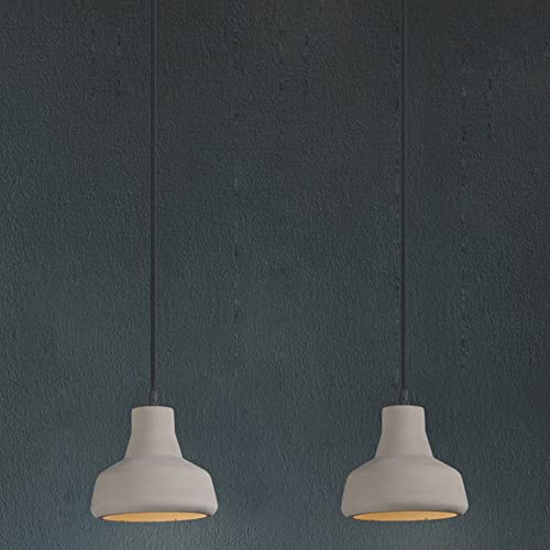 Candelabro retro de cemento para renovar techos altos en salones de hotel y cafeterías 3