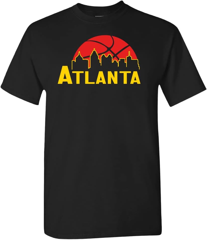 Xtreme Apparrel Team Cityscape Skyline Men's T-Shirt for Basketball Fans