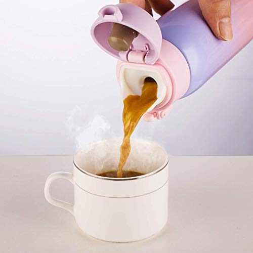 Sprouts Kids Water Bottle - 11Oz, Insulated Stainless Steel Bottle, Leakproof, Perfect For Kids Lunch Bag (Purple-Pink) #TOP1