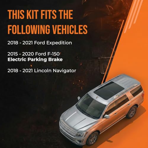 Image of MAX Advanced Brakes - Brake Kit For 2015-2020 Ford F-150 (w /Electric Parking Brake)| Carbon Ceramic Brake and Rotor Kit Front and Rear| OE Replacement Brake Rotors