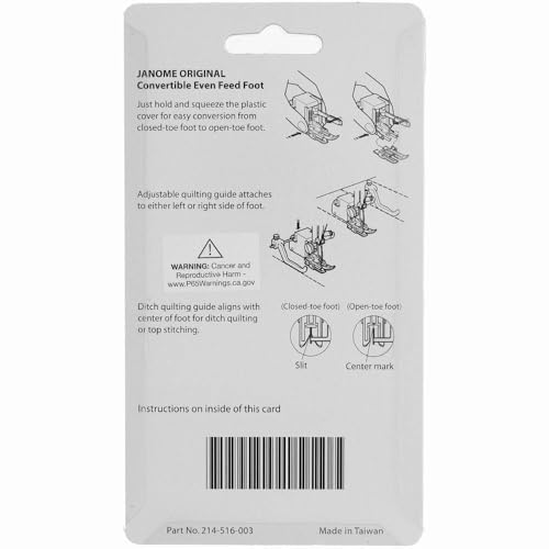Set de Pies Prensatelas Convertible para Janome miniatura 5