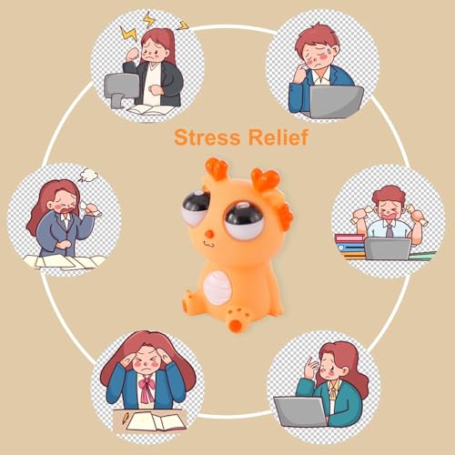 Image of Squishy Dragon Pinch Toy - Fun Pink Dinosaur Stress Relief Toy for Kids & Adults