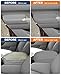 ISSYAUTO Center Console Cover and Front Door Panel Armrest Cover Kit Compatible with 2009-2015 Pilot, Gray Armrest Replacement. Must-Have Christmas Thanksgiving Gifts for Men Women.