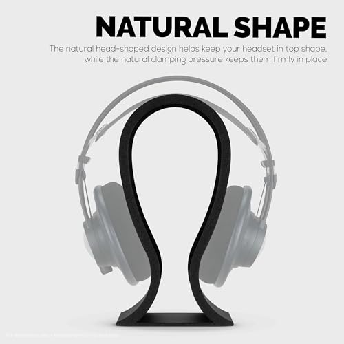 Image of Brainwavz The BMEGA Headphone Stand - Suitable for All Headsets (Black)