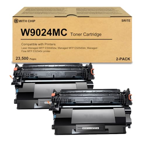 Image of SRITE W9024MC Black Toner Cartridge 2-Pack