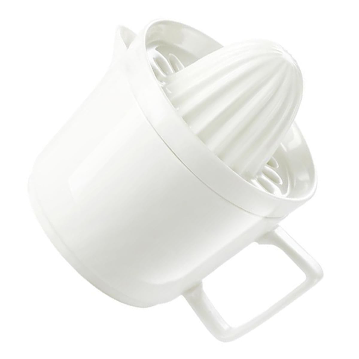 Exprimidor Manual de Frutas de Cerámica 1 Unidad Vaso Exprimidor de Jugo Compacto Portátil para Cocina y Hogar Prensado Rápido Seguro y Fácil de Limpiar