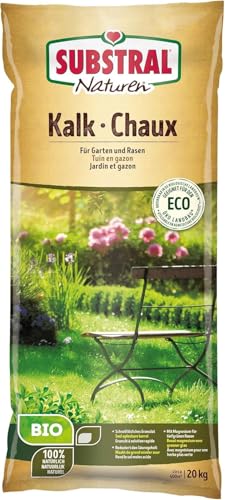 Substral Naturen Bio Kalk aus fossilen Meeresalgen, 20kg - mit Magnesium, zur Bodenverbesserung auf...
