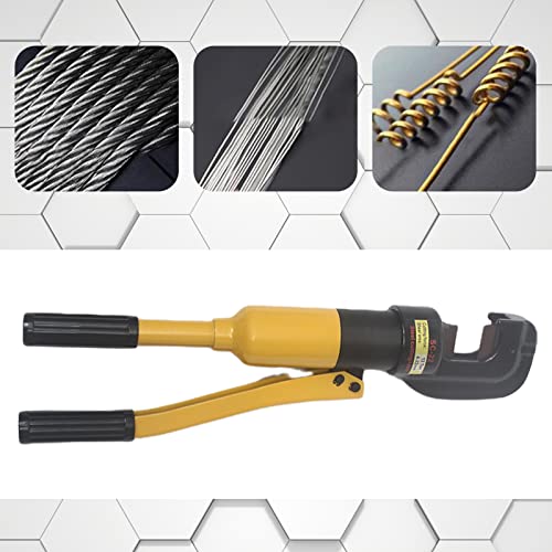 Cortador de barras hidráulicas de acero metálico, cortador de barras hidráulicas llave hexagonal interior, herramienta de corte manual de cadena de perno de acero, con caja 8T 4-16 mm