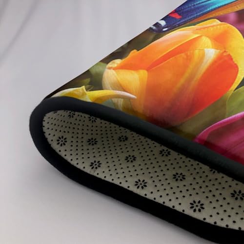 Tapis de sol antidérapant salon lavable grand tapis chambre 91x61