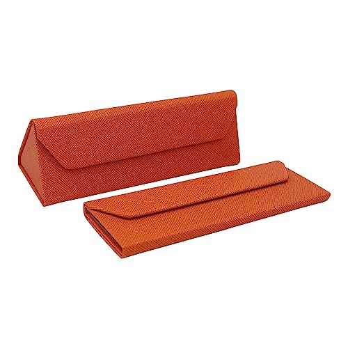 Image of Real Sic Glasses Case for Men and Women - Magnetic Folding Hard Shell Sunglass Holder - Inspired by Solid Color