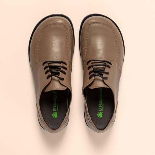 El Naturalista Para Mujer. 2587611UN005_039 Zapatos N5876P Gris (37), Piel, Plano, Cordones, Casual - 2