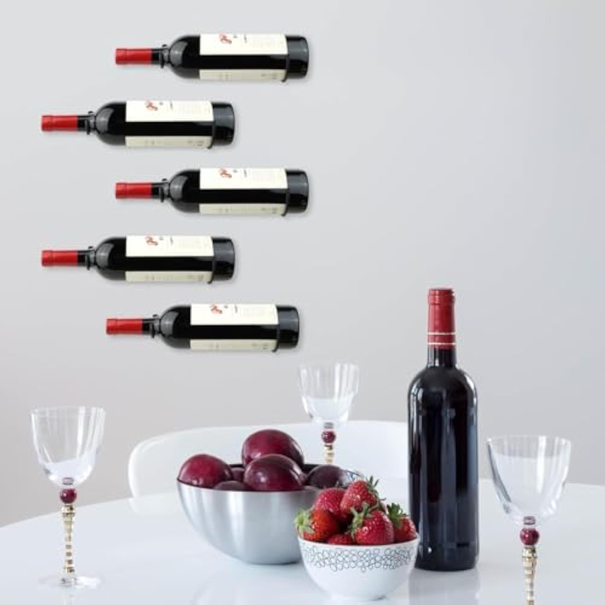 Decorative Invisible Wine Bottle Rack Wall-Mounted