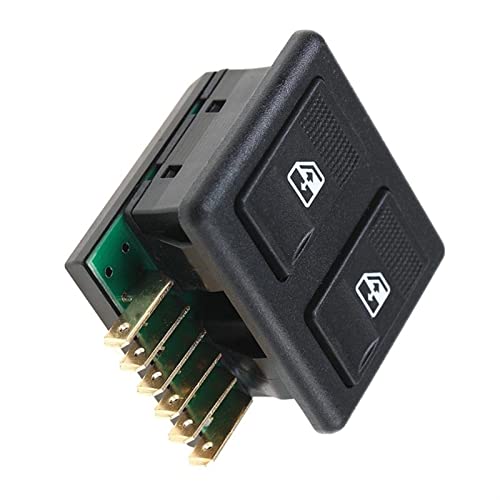 Interruptor de elevalunas de 6 pines para Fiat y Lancia Y10 1985 mando el&eacute;ctrico