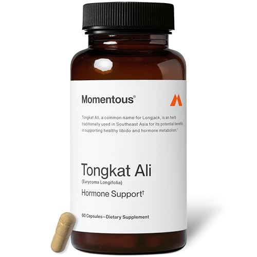 Momentous Tongkat Ali Supplement - Longjack Root Extract Powder for Men & Women - Supports Hormone...