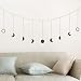 Produktbild OCIOLI Mondphasen-Girlande mit Ketten Boho hängende Ornamente Mond hängen Kunst Raumdekoration für Hochzeit Home Office Kinderzimmer Wohnheim (Holzmond)