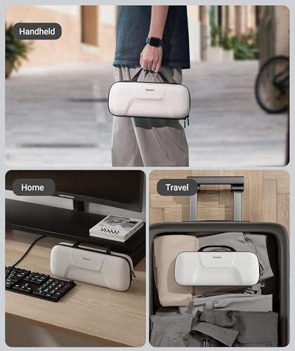 Syntech Carrying Case Compatible with PS Portal for Protection, Tailored Portal Case with Compartment and Mesh Pocket for PS Portal Accessories Storage, Velvet Inside Hard Case for Travel - Thumbnail 7
