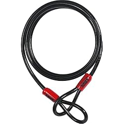Cables Antirrobo Abus Cobra 10, Cable Acero Antirrobo Moto Unisex, Negro, 140 Cm