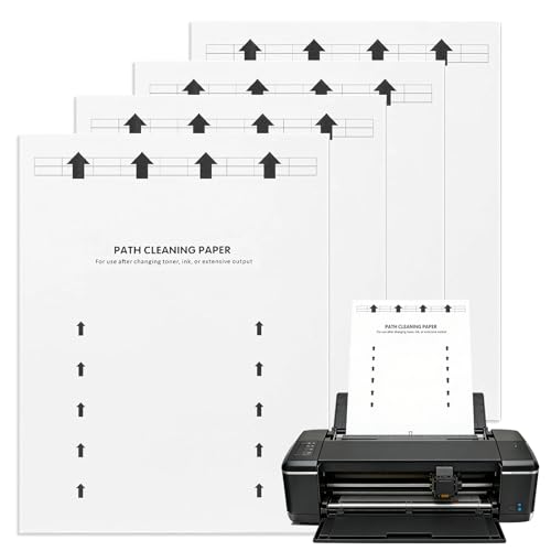 Printer Cleaning Sheets 18-Pack【Removes Ink,Dust,Dirt&Debris】8.5 x 11 Inches, Thickened Design,