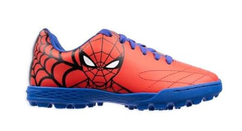 Chuteira Society Infantil Dray Personagem Aranha Vermelho 31