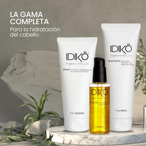Aceite de Argán de 100ml para Cabello Dañado y Puntas Secas 7