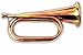 Solid Copper & Brass Bugle| US Military Cavalry Horn | Musical Instrument Classic Style |Boy Scout Bugle | Army Military Attack Command Signal Horn