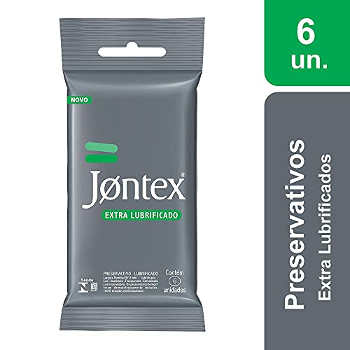 Preservativo Camisinha Jontex Extra Lubrificado - 6 Unidades