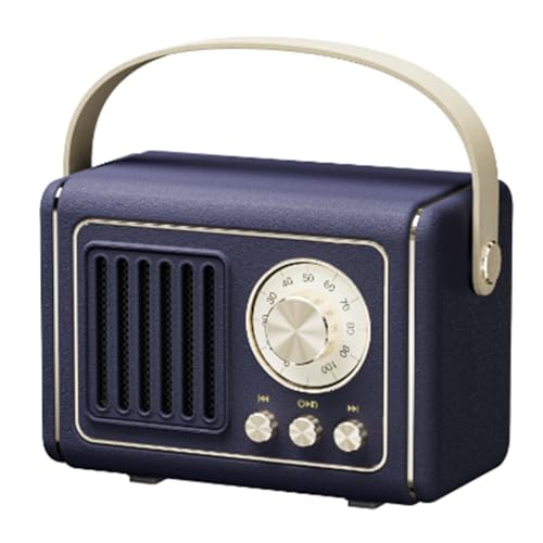 Xnuiasqe Mini Altavoz Portátil Bluetooth Retro con Conectividad Inalámbrica, Graves Potentes y Audio Nítido de Alta Fidelidad.