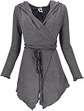 Size:38 Figurbetonte Strickjacke mit Kapuze