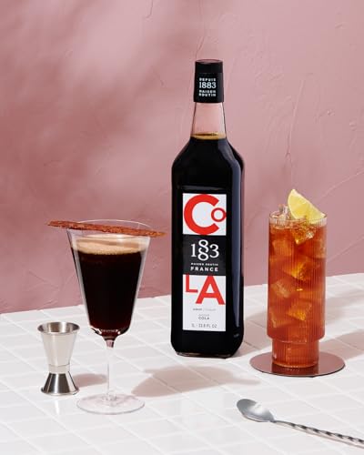 Image of 1883 Cola Syrup for Drinks, Made in France, 1 Liter Glass Bottle