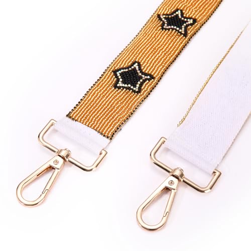 Image of NLCAC Beaded Purse Strap Replacement Crossbody Bag Strap Mardi Gras Valentines Day Holiday Crossbody Strap for Bags