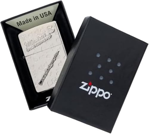 Encendedor Zippo Oil doble cara acabado satinado miniatura 6