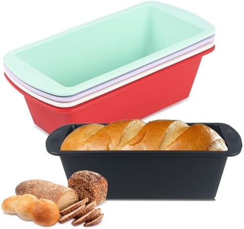 2 Silikon Brotbackformen - Anti-haftend & BPA-frei