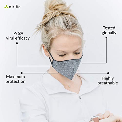 Image of airific by NIRVANA BEING 2.0 N95, FFP2 Washable and Reusable Mask for Adults | Anti Pollution Mask | Tested at International Labs Nano Technology Filter