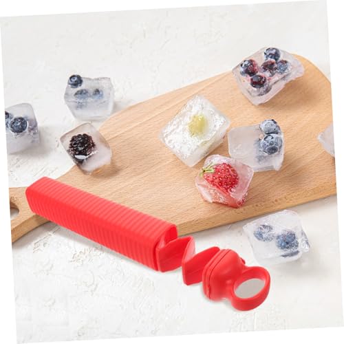 Molde para cubitos de hielo presionable de plástico flexible miniatura 7
