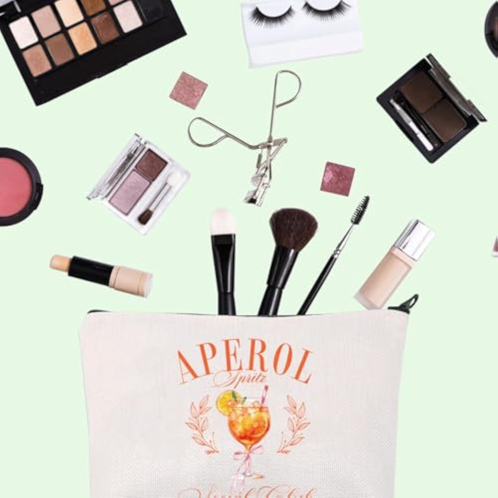 Aperol Spritz Bachelorette Trip Makeup Bag