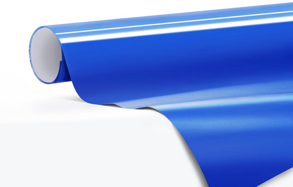 VViViD 3M Automotive Vinyl Wrap Roll (Gloss Intense Blue, 1/2ft x 5ft)