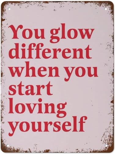 You Glow Different When You Start Loving Yourself Print Aluminum ...