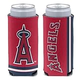WinCraft MLB Los Angeles Angels Slim Can Cooler, Team Colors, One Size