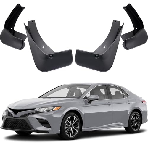Image of Mud Flaps Compatible with Toyota Camry Sedan SE XSE 2018-2024 | Front Rear Splash Guards Mud Guards Set of 4, Black